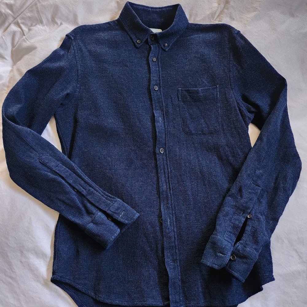 Taylor Stitch The Jack in Indigo Waffle - Like New!